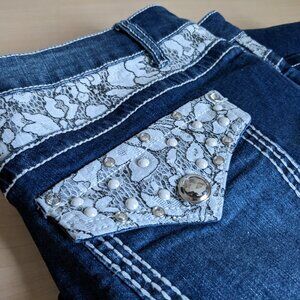 Embellished Bootcut Jeans
